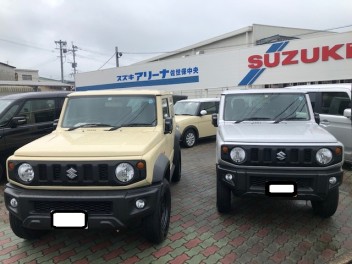 ジムニーシエラの試乗車がきました(*'▽')